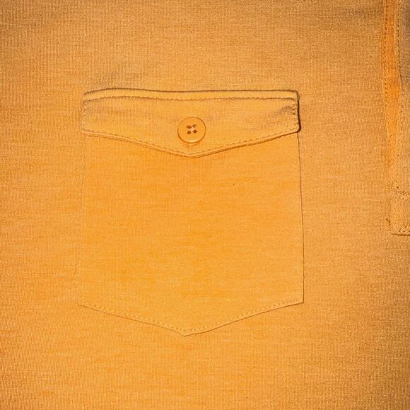 Footjoy Men's Athletic Fit Solid Pocket Golf Polo Shirt Size XL Peach EUC - Picture 4 of 11